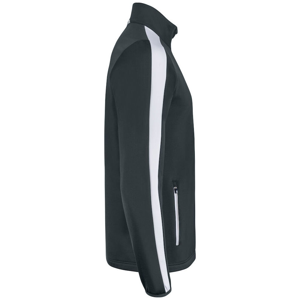 Charcoal - Side - Cutter & Buck Mens Snoqualmie Fleece Jacket