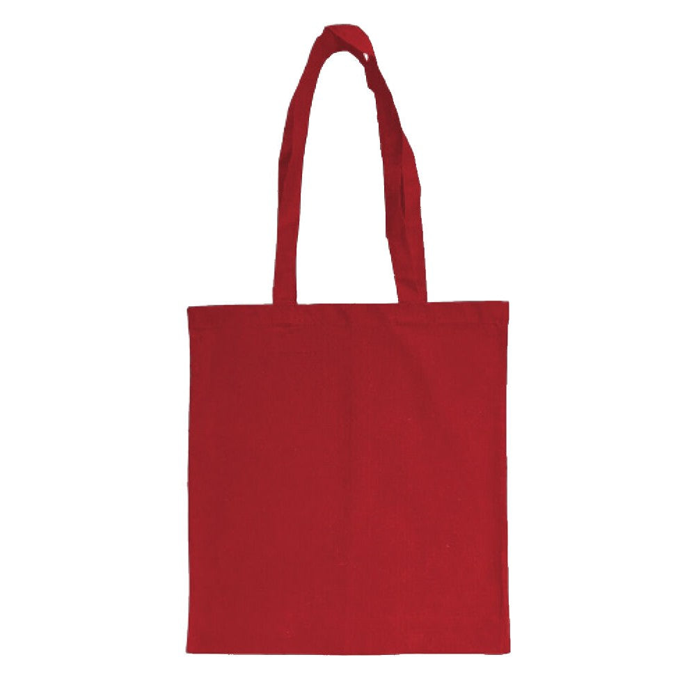 Red - Front - United Bag Store Recycled Cotton Tote Bag