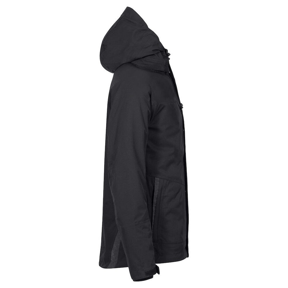 Black - Side - Projob Mens Functional 3 in 1 Jacket