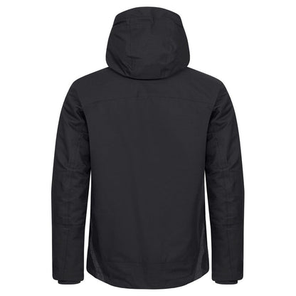 Black - Back - Projob Mens Functional 3 in 1 Jacket
