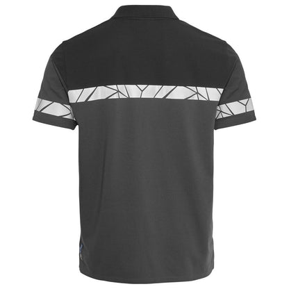 Grey-Black - Back - Projob Mens Progression Pique Polo Shirt