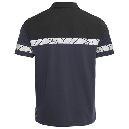 Navy-Black - Back - Projob Mens Progression Pique Polo Shirt