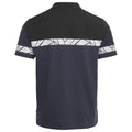 Navy-Black - Back - Projob Mens Progression Pique Polo Shirt