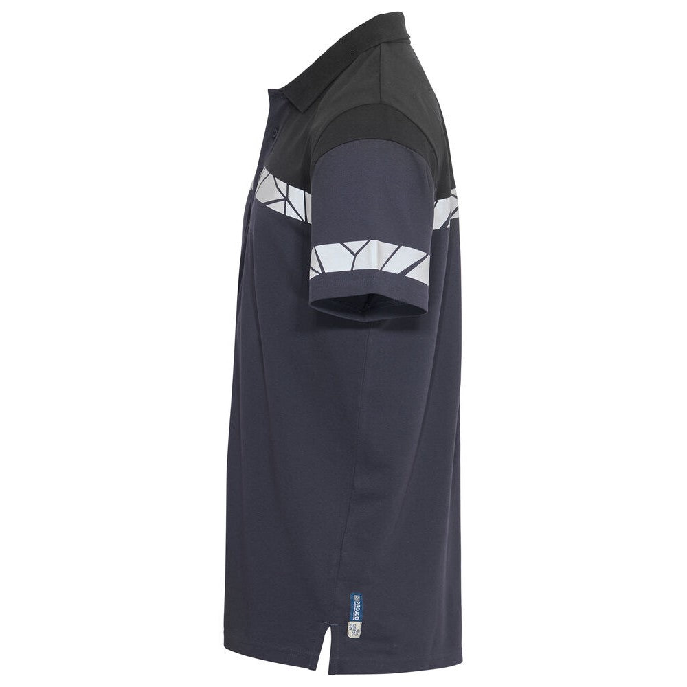 Navy-Black - Lifestyle - Projob Mens Progression Pique Polo Shirt
