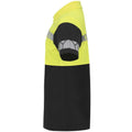 Black-Yellow - Lifestyle - Projob Mens Progression Pique Polo Shirt