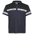 Navy-Black - Front - Projob Mens Progression Pique Polo Shirt