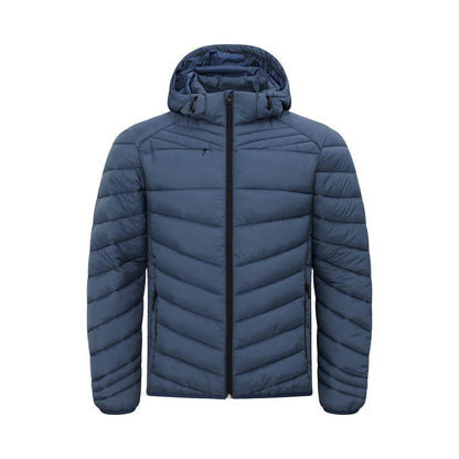 Blue Fog - Front - Clique Mens Idaho Padded Jacket