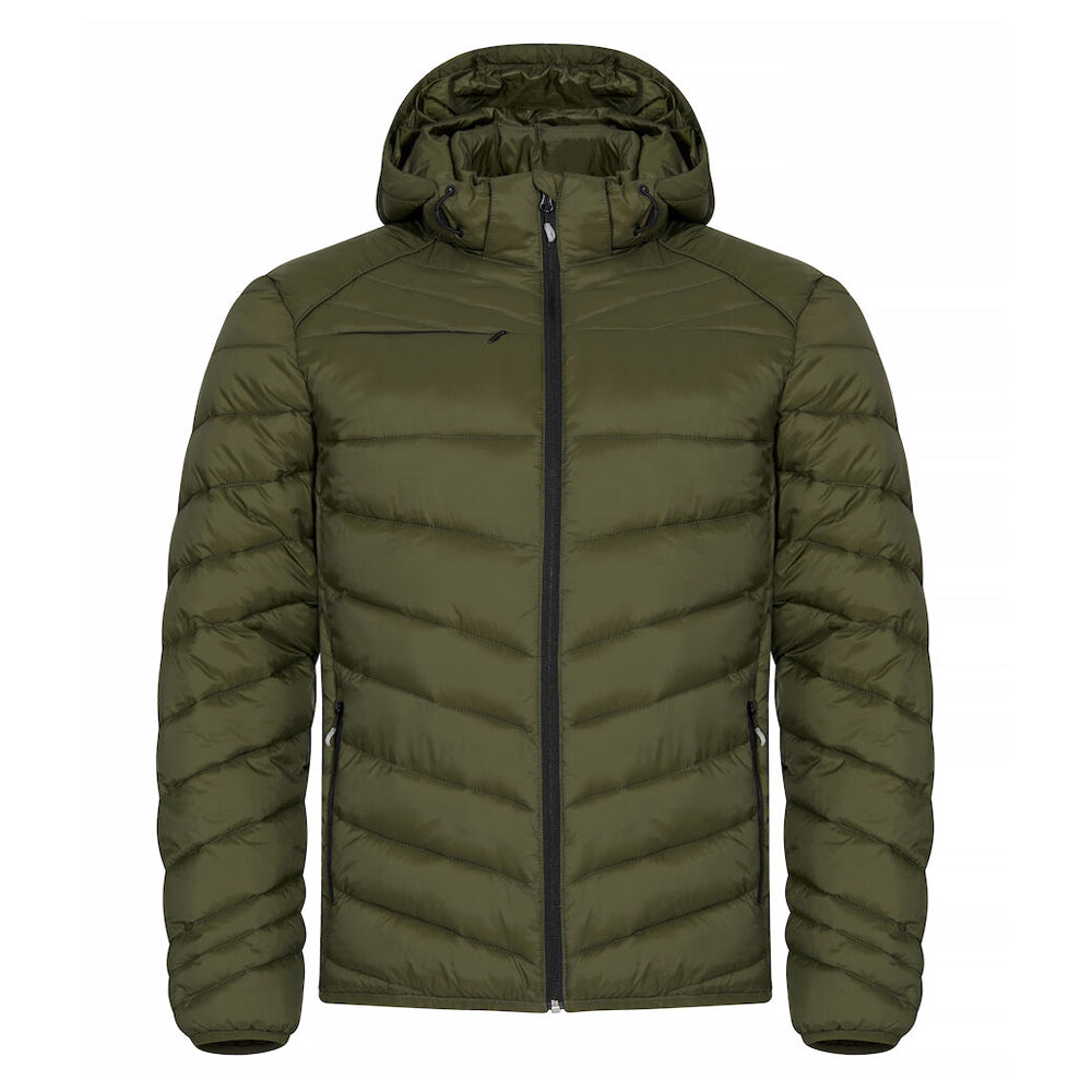Fog Green - Front - Clique Mens Idaho Padded Jacket