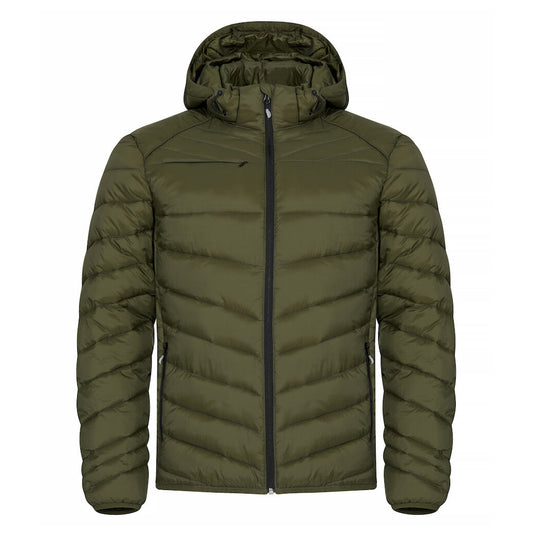 Fog Green - Front - Clique Mens Idaho Padded Jacket