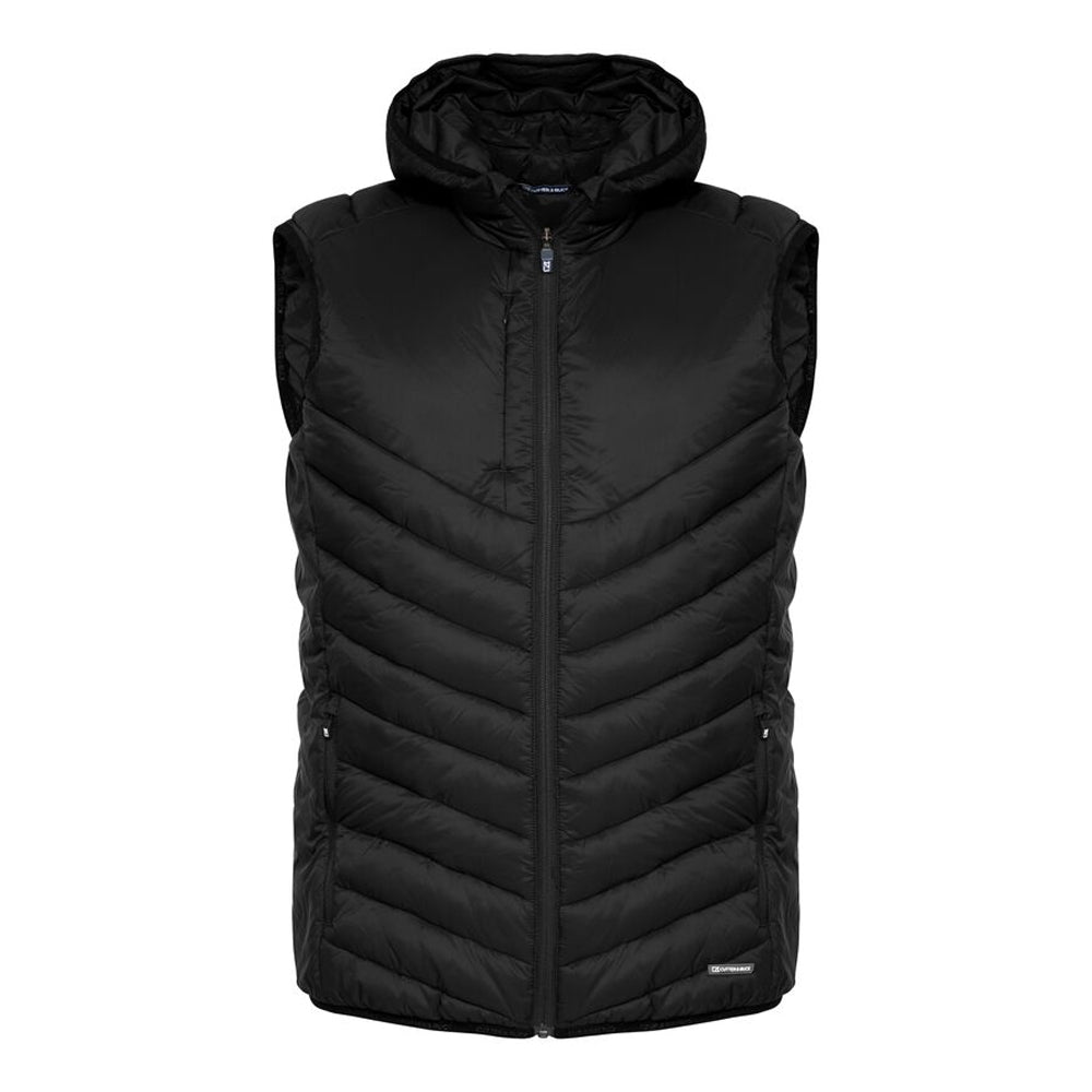 Black - Front - Cutter & Buck Mens Mount Adams Gilet