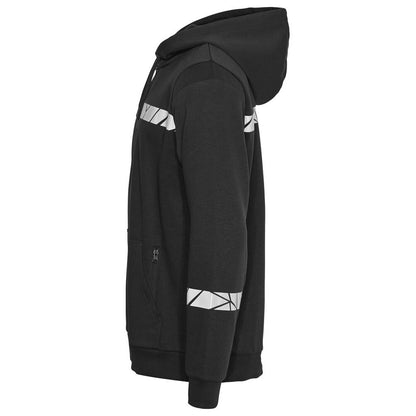 Black - Lifestyle - Projob Mens Progression Half Zip Hoodie