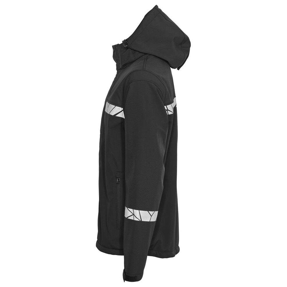 Black - Lifestyle - Projob Mens Progression Soft Shell Jacket