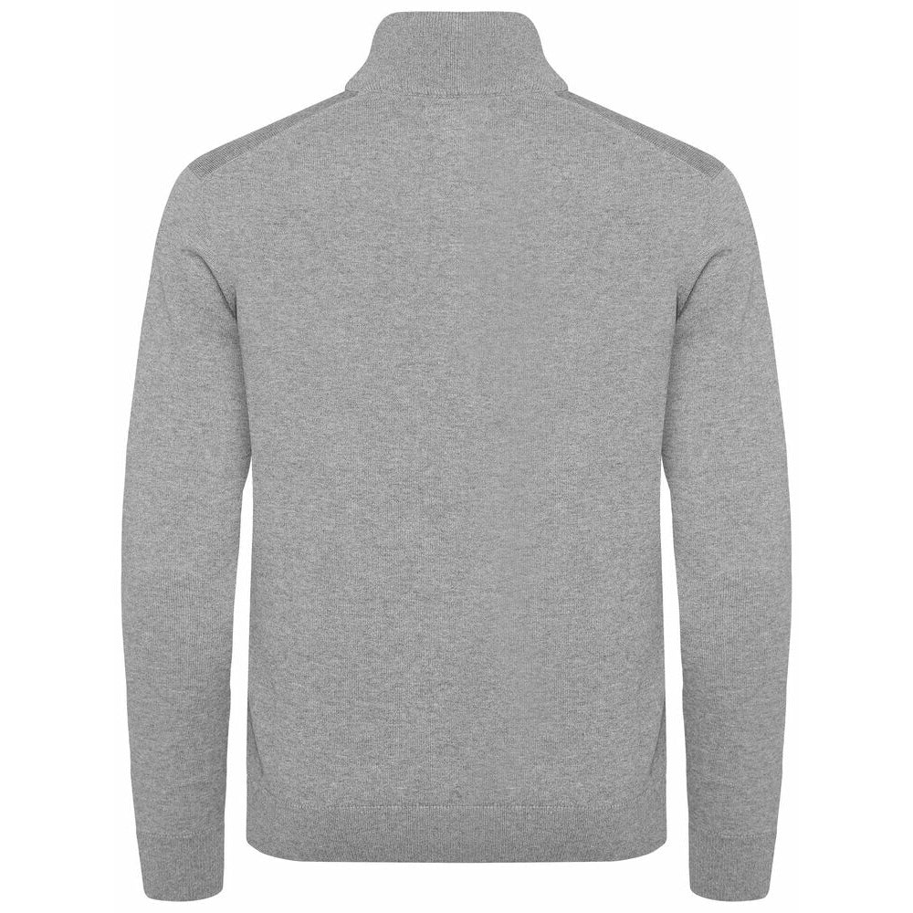 Grey Melange - Back - Cutter & Buck Mens Oakville Fleece Top