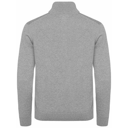 Grey Melange - Back - Cutter & Buck Mens Oakville Fleece Top