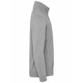 Grey Melange - Side - Cutter & Buck Mens Oakville Fleece Top