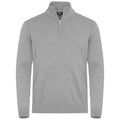 Grey Melange - Front - Cutter & Buck Mens Oakville Fleece Top