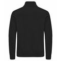 Black - Back - Cutter & Buck Mens Oakville Fleece Top