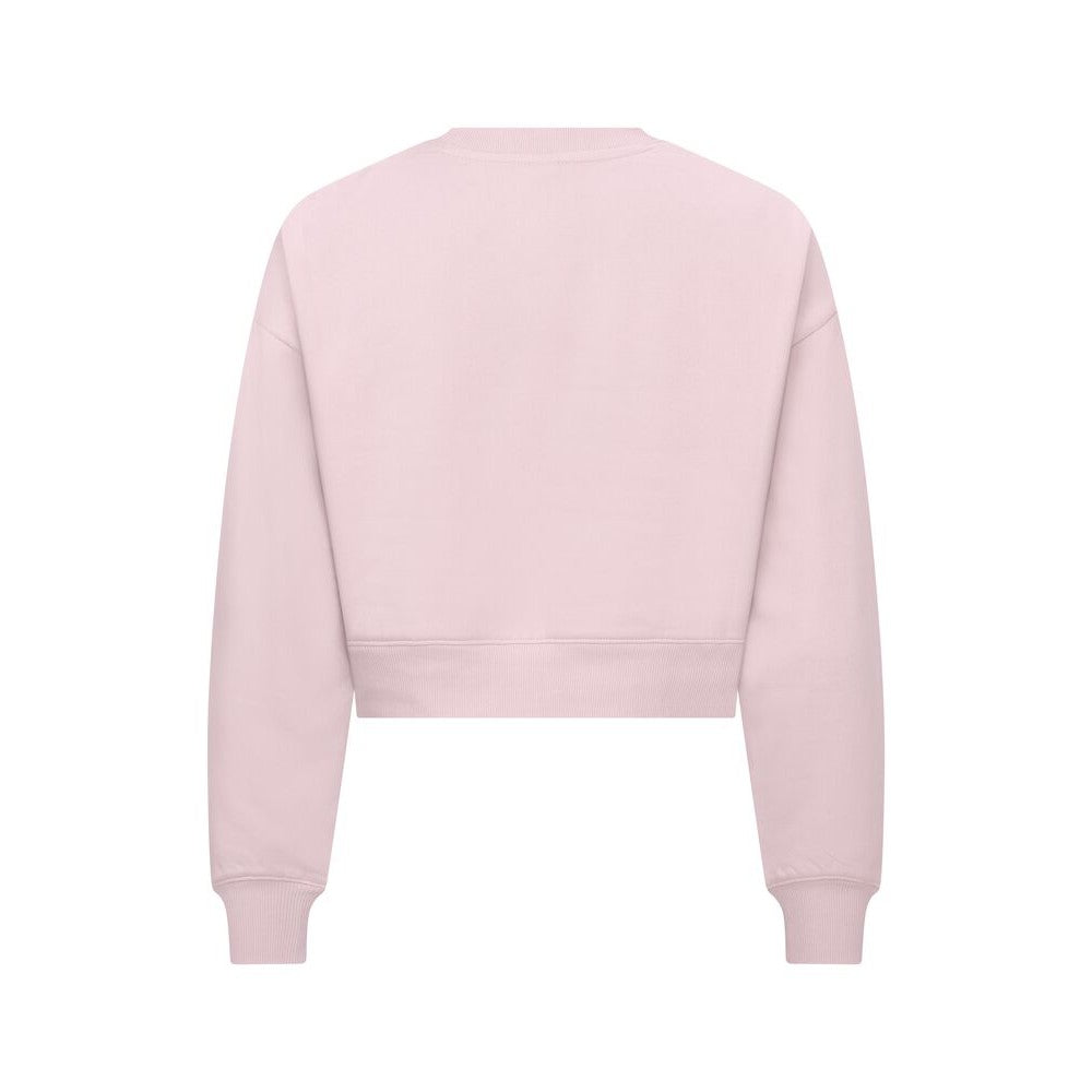 Candy Pink - Back - Clique Womens-Ladies Miami Cropped Sweatshirt