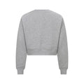 Grey Melange - Back - Clique Womens-Ladies Miami Cropped Sweatshirt
