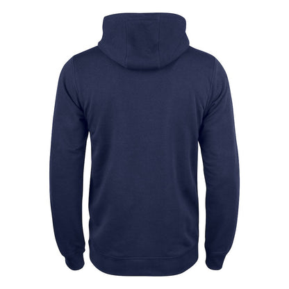 Dark Navy - Back - Clique Mens Premium Hoodie
