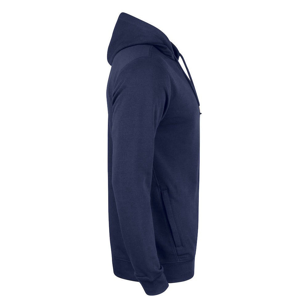 Dark Navy - Side - Clique Mens Premium Hoodie