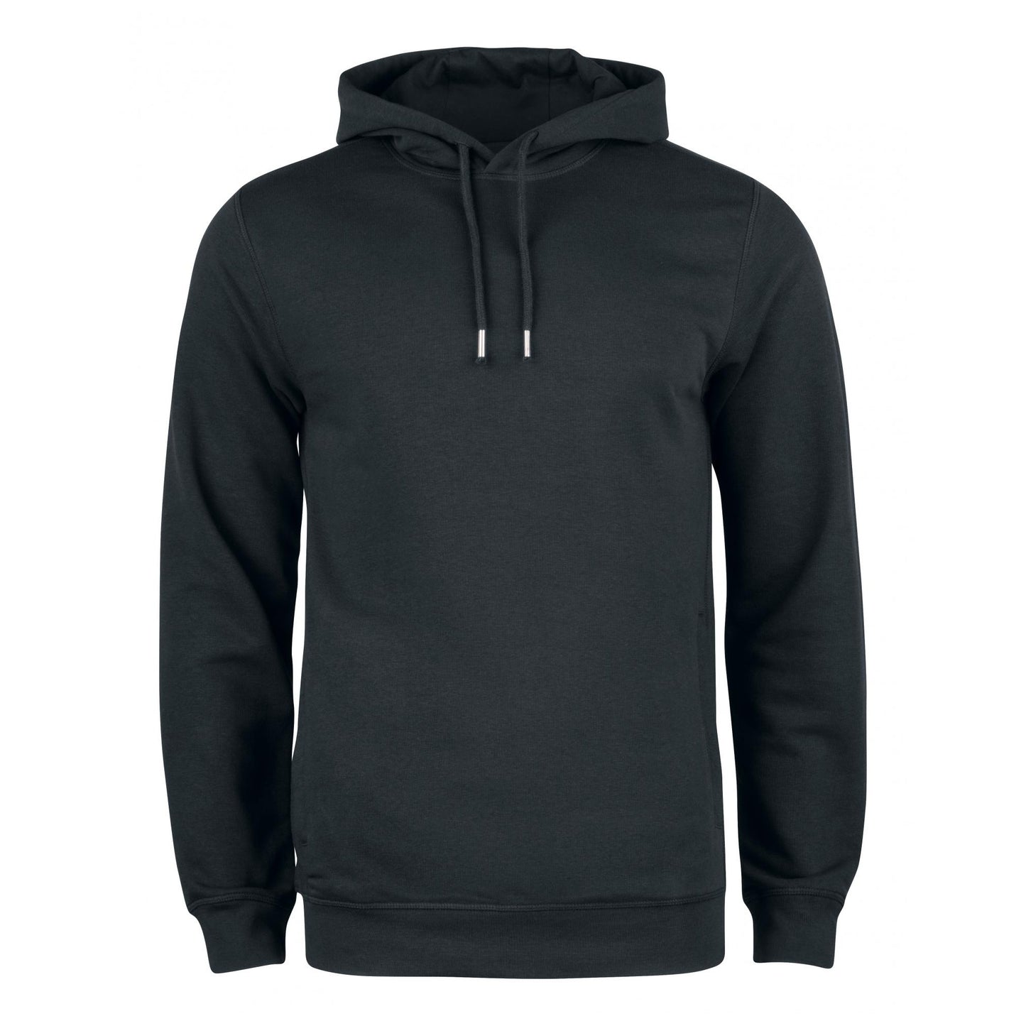 Black - Front - Clique Mens Premium Hoodie
