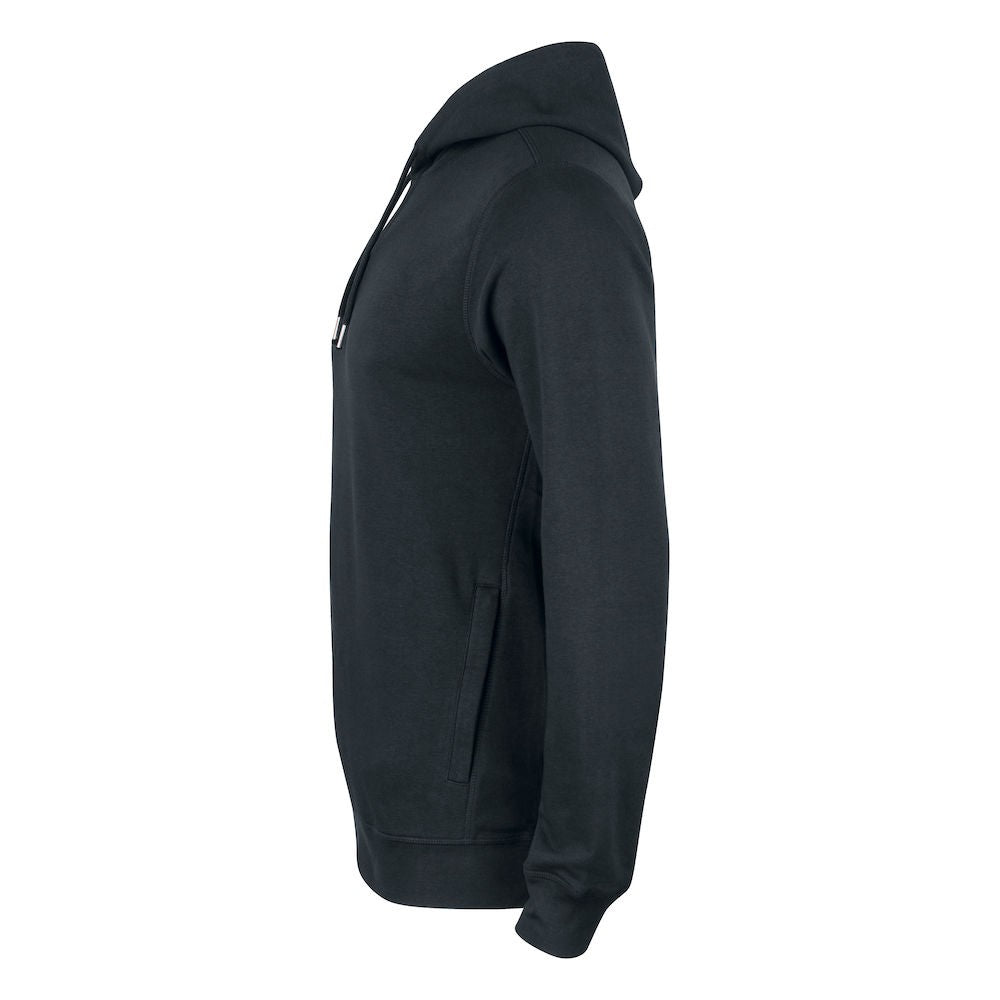Black - Side - Clique Mens Premium Hoodie