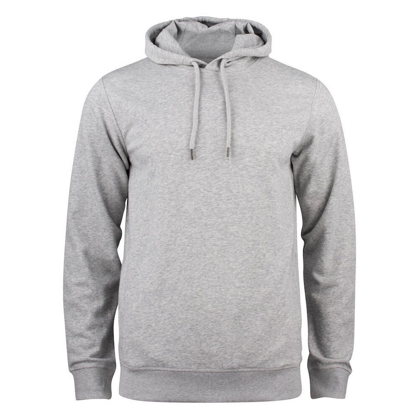 Grey Melange - Front - Clique Mens Premium Hoodie