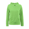Lime - Front - Printer RED Womens-Ladies Switch Fleece Hoodie