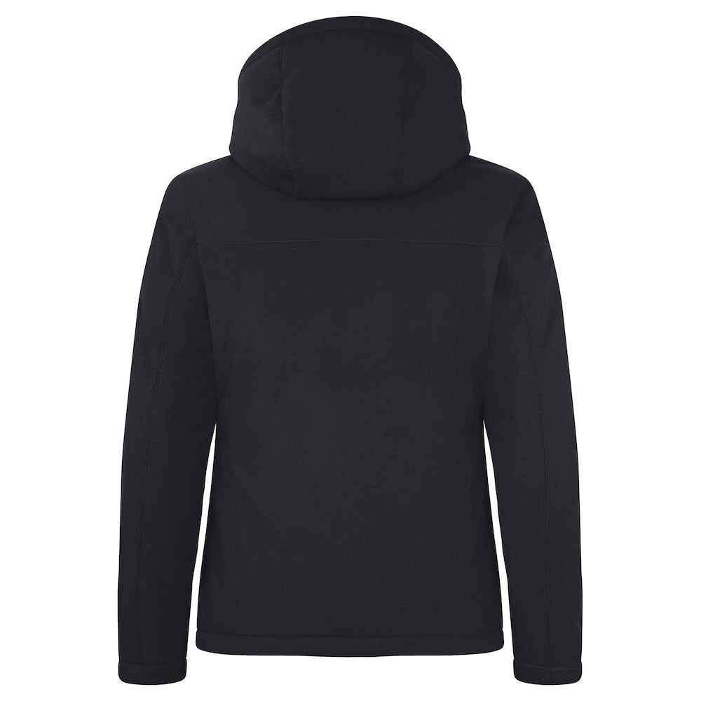 Black - Back - Clique Womens-Ladies Padded Soft Shell Jacket