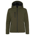 Fog Green - Front - Clique Womens-Ladies Padded Soft Shell Jacket