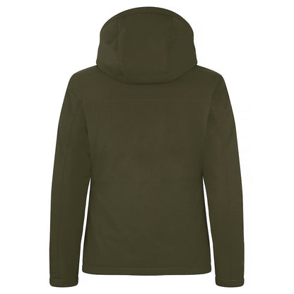 Fog Green - Back - Clique Womens-Ladies Padded Soft Shell Jacket