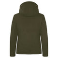 Fog Green - Back - Clique Womens-Ladies Padded Soft Shell Jacket