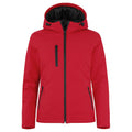 Red - Front - Clique Womens-Ladies Padded Soft Shell Jacket