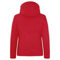 Red - Back - Clique Womens-Ladies Padded Soft Shell Jacket