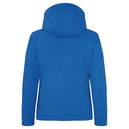 Royal Blue - Back - Clique Womens-Ladies Padded Soft Shell Jacket