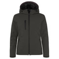 Dark Grey - Front - Clique Womens-Ladies Padded Soft Shell Jacket