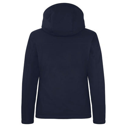Dark Navy - Front - Clique Womens-Ladies Padded Soft Shell Jacket