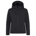 Black - Front - Clique Womens-Ladies Padded Soft Shell Jacket