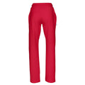 Red - Back - Cottover Womens-Ladies Jogging Bottoms