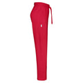 Red - Side - Cottover Womens-Ladies Jogging Bottoms
