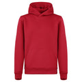Red - Front - Clique Childrens-Kids Basic Active Hoodie