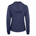 Dark Navy - Back - Clique Womens-Ladies Basic Active Full Zip Hoodie