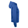 Royal Blue - Side - Clique Womens-Ladies Basic Active Full Zip Hoodie