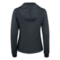 Black - Back - Clique Womens-Ladies Basic Active Full Zip Hoodie