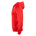 Red - Lifestyle - Clique Mens Basic Active Full Zip Hoodie