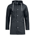 Black - Front - Clique Unisex Adult Classic Raincoat