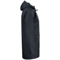 Black - Side - Clique Unisex Adult Classic Raincoat