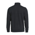 Black - Back - Clique Unisex Adult Basic Half Zip Sweatshirt