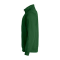 Bottle Green - Side - Clique Unisex Adult Basic Half Zip Sweatshirt